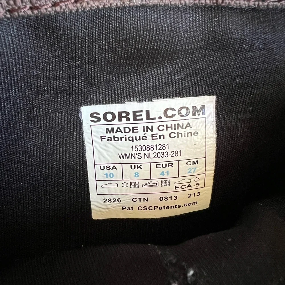 Sorel Conquest Carly II Tall Lace-Up Boot, Cognac/Tan/Black, 10